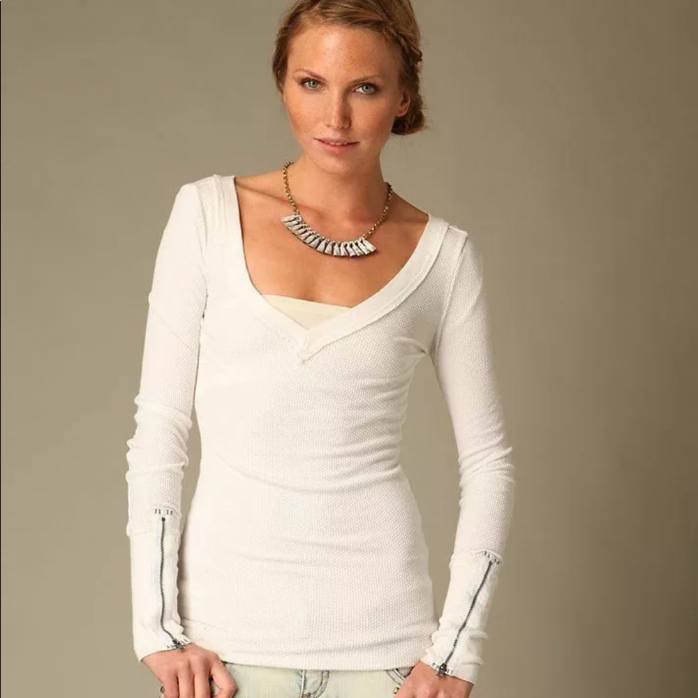Free People Zipper Cuff Thermal